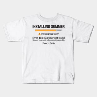 Installing Summer - USA Kids T-Shirt